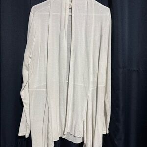 St. John's Bay Cream Open-Front Cardigan